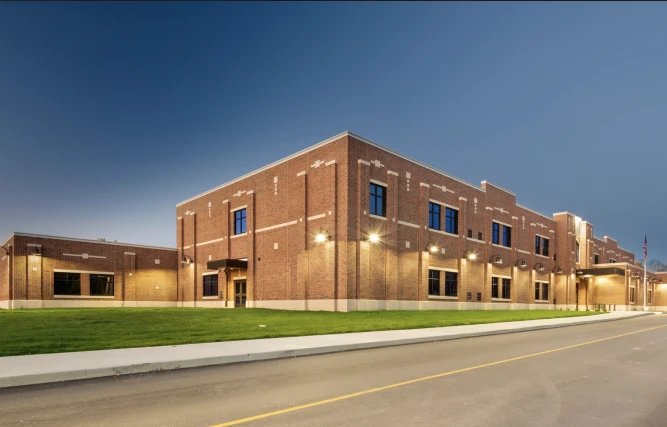 Exterior school building